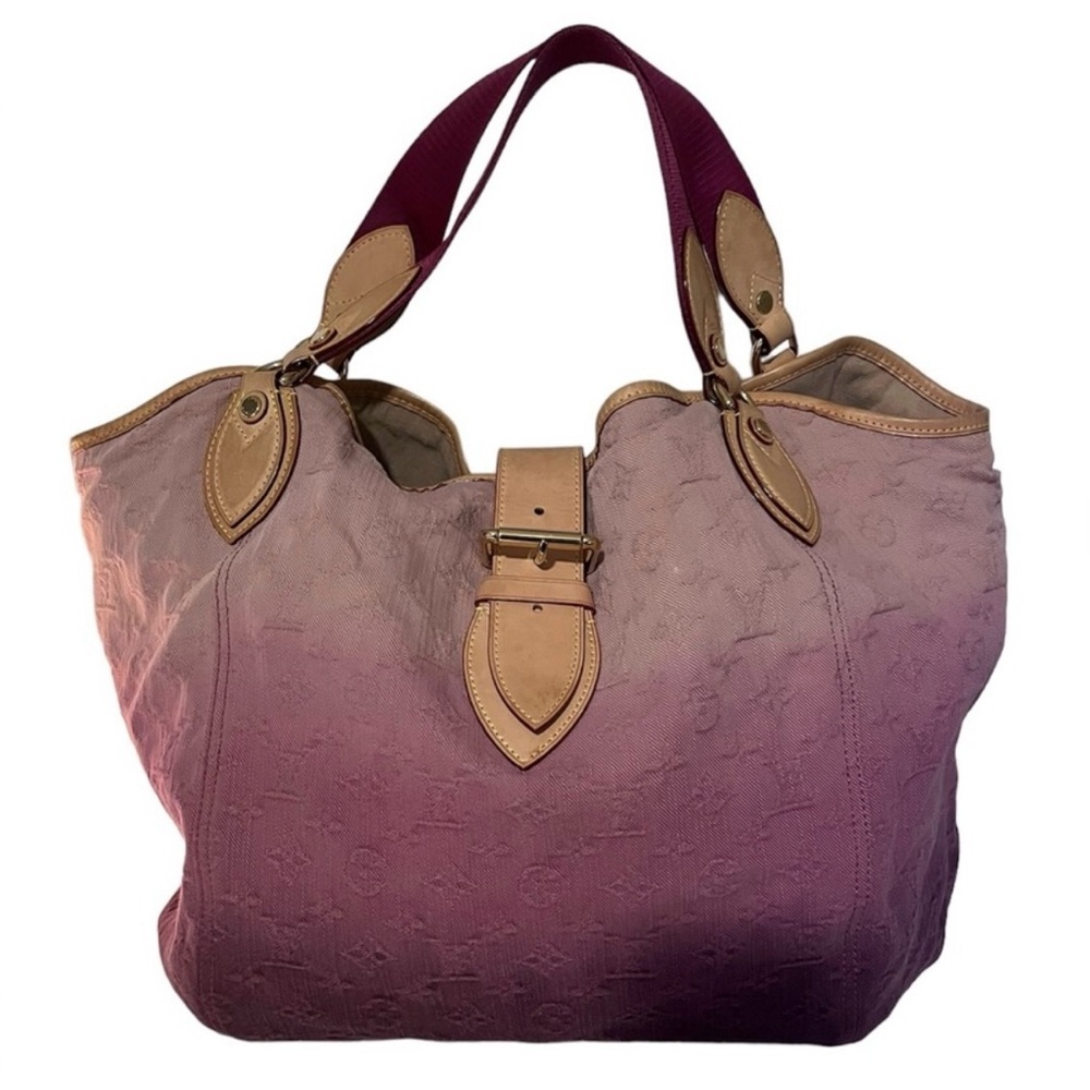 LOUIS VUITTON Denim Monogram Sunbeam Rouge Fauviste